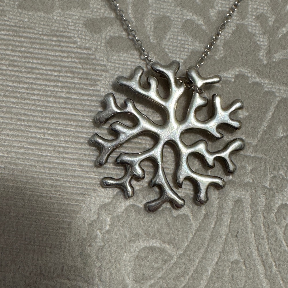 J. Jill coral silver Pendant Necklace - Women Jewelry - Picture 2 of 4